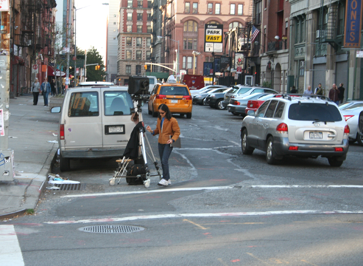 Human Stream - Camera Walk - Bowery & Great Jones S.W.C.