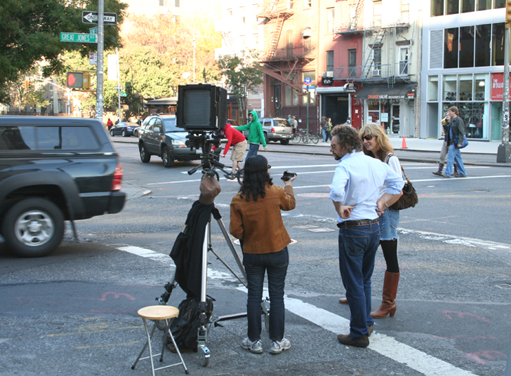 Human Stream - Camera Walk - Bowery & Great Jones S.W.C.