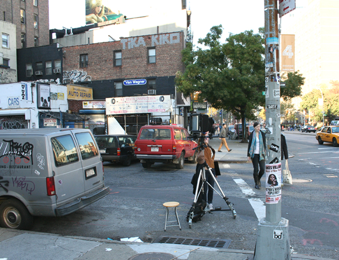 Human Stream - Camera Walk - Bowery & Great Jones S.W.C.