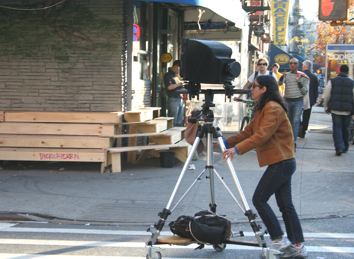 Human Stream - Camera Walk - Bowery & Great Jones S.W.C.